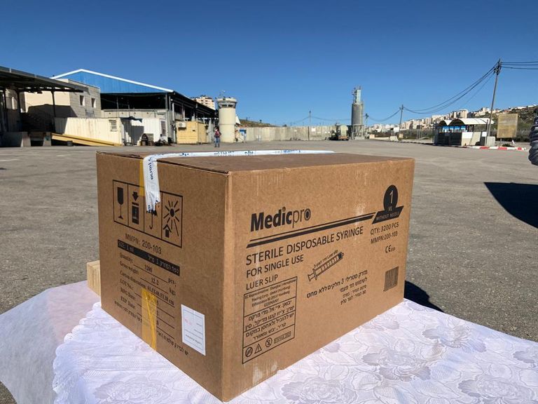 2000 جرعة لقاح ضد كورونا من إسرائيل لفلسطين