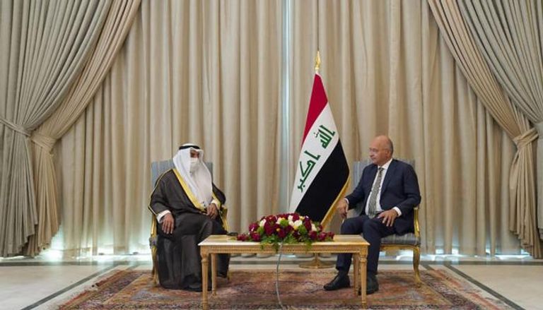 الرئيس العراقي والأمين العام لمجلس التعاون الخليجي
