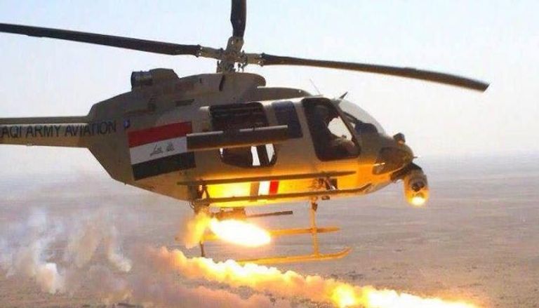 طائرة عراقية تقصف مواقع لداعش 