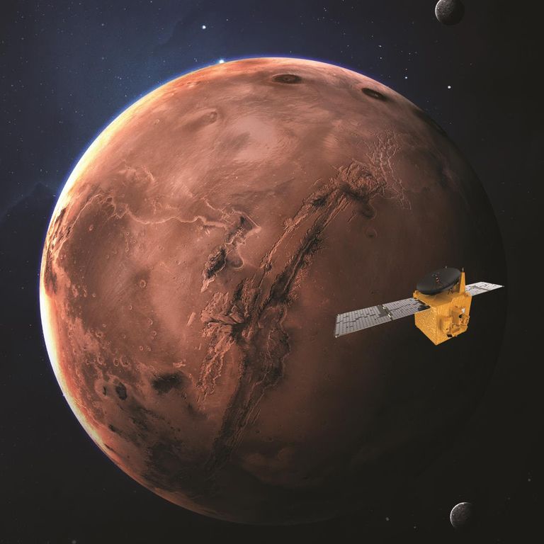 مسبار الأمل الإمارات تعانق الفضاء في 9 فبراير