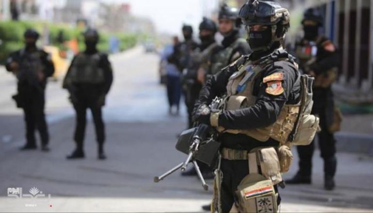 قوة أمنية في بغداد