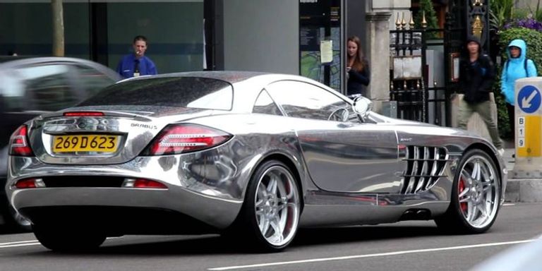 طراز SLR Quad-Turbo V10 Brabus مرسيدس 300 SL Gullwing