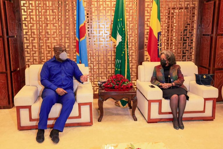 رؤساء أفارقة خلال قمة أفريقية سابقة بأديس أبابا