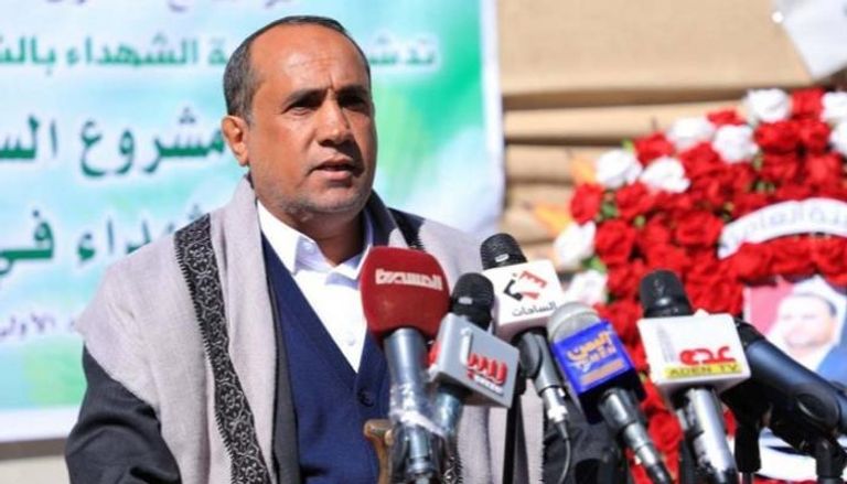 القيادي الحوثي أحمد حامد الذراع الطولى للمليشيات بصنعاء عبدالملك الحوثي زعيم المليشيا الانقلابية