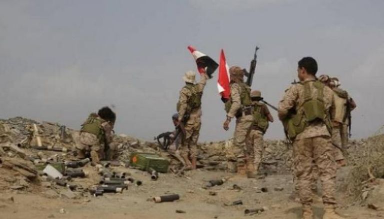 أفراد من الجيش اليمني في جبهات القتال - أرشيفية