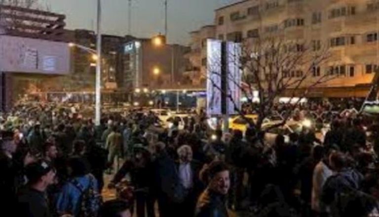 الاحتجاجات تضرب المدن الإيرانية في يناير الماضي