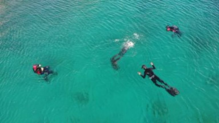 جزء من تدريبات المليشيات في قيادة مركز التدريب البحري المشترك بحمص