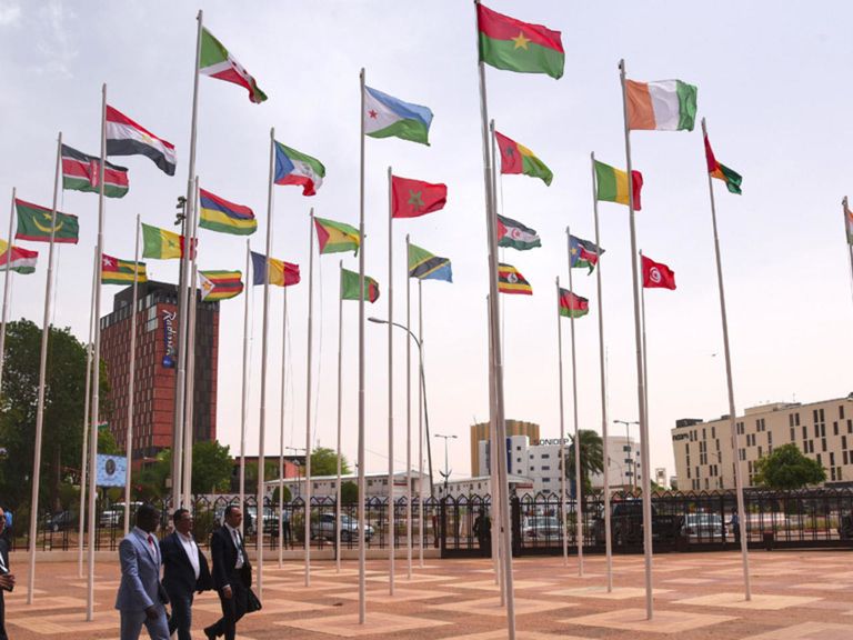 أعلام دول الاتحاد الأفريقي النيجيري، بانكول أديوي رئيسا لمفوضية السلم والأمن والشؤون السياسية