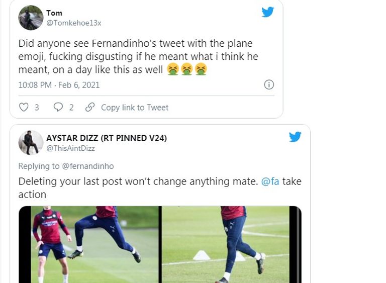 جماهير تهاجم فيرناندينيو فيرنانديو لاعب مانشستر سيتي