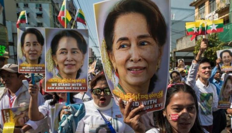 مظاهرات بميانمار رفضا للانقلاب