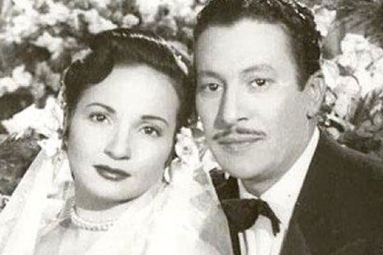 شادية وعماد حمدي الفنانة شادية