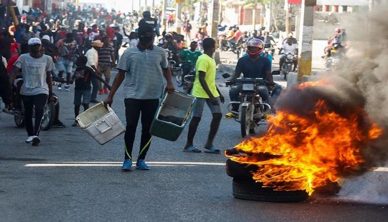 أعمال الشغب في هايتي على خلفية محاولة الانقلاب
