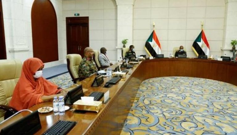 اجتماع سابق لمجلس السيادة السوداني