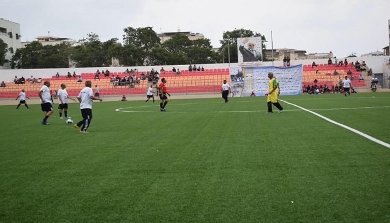 جانب من المهرجان الرياضي والشعبي لإحياء أربعينية شهداء المطار