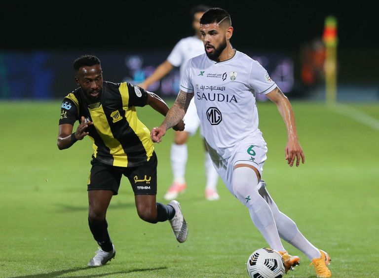 من مواجهة الأهلي ضد الاتحاد في الدوري السعودي