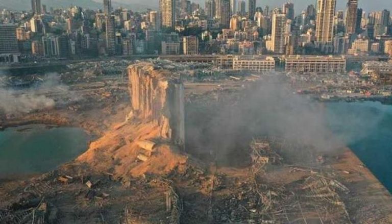 آثار انفجار مرفأ بيروت - أرشيفية