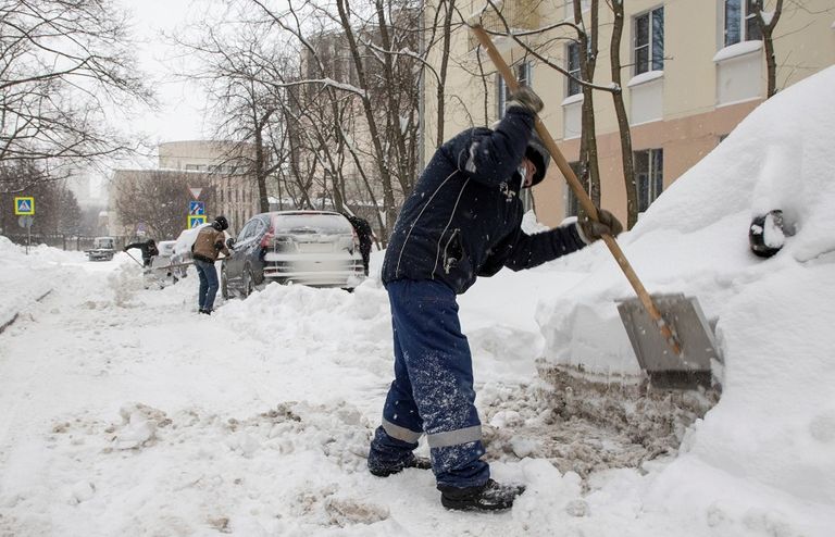 Снегопад в виде каши