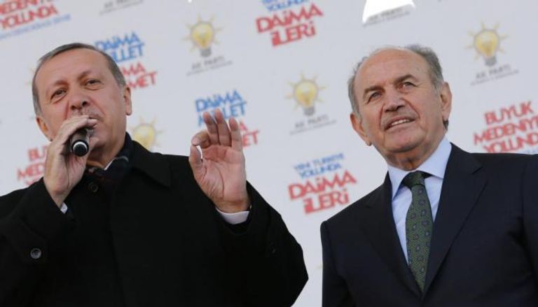 أردوغان ورئيس بلدية إسطنبول الراحل