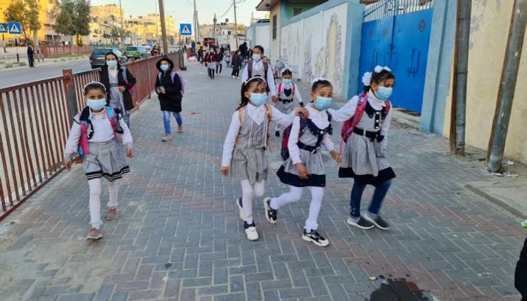 عودة طلبة أونروا لمدارسهم بغزة