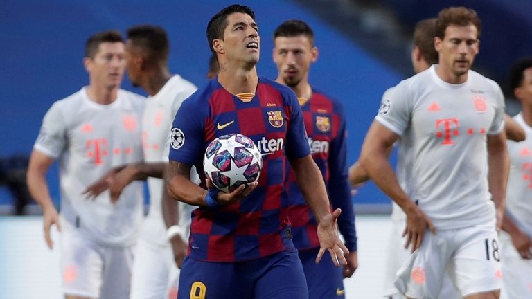 برشلونة وبايرن ميونيخ فريق برشلونة