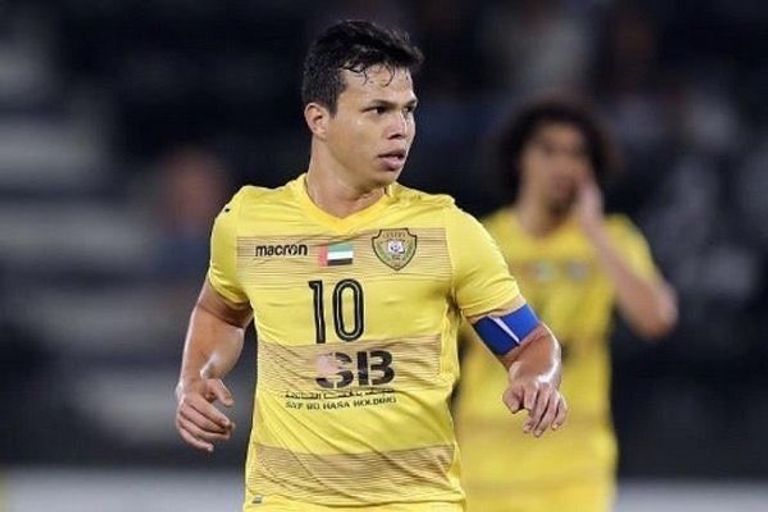 فابيو ليما مهاجما لوصل العين فاز على الشارقة في الدوري الإماراتي