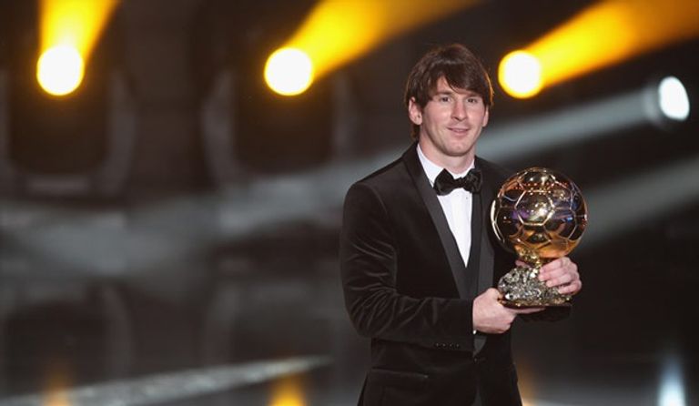 ليونيل ميسي قائد برشلونة توج بالكرة الذهبية الأولى عام 2009 برشلونة وبايرن ميونيخ في دوري أبطال أوروبا