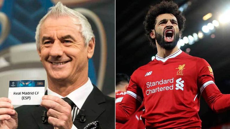 محمد صلاح وإيان راش محمد صلاح نجم ليفربول