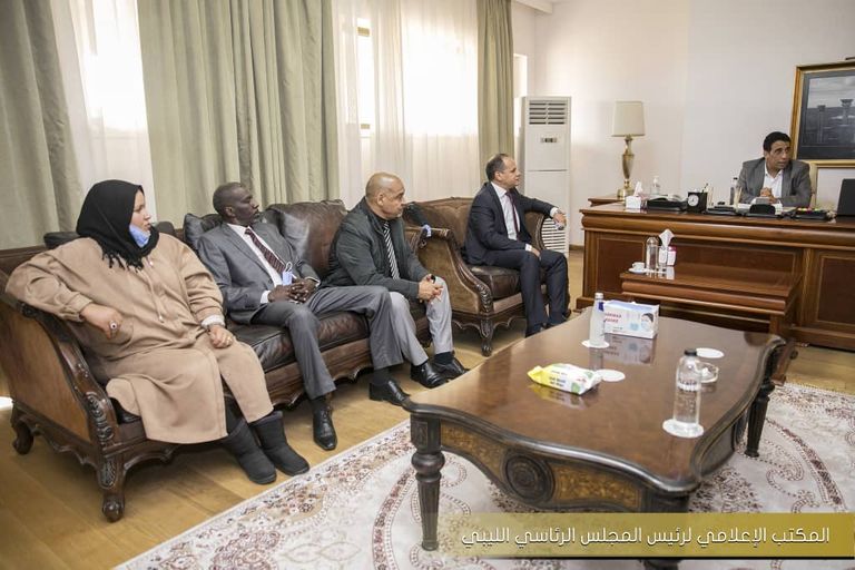 رئيس المجلس الرئاسي يلتقي نوابًا من الجنوب الليبي