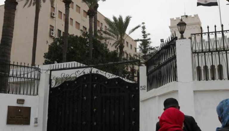 مقر السفارة المصرية في طرابلس