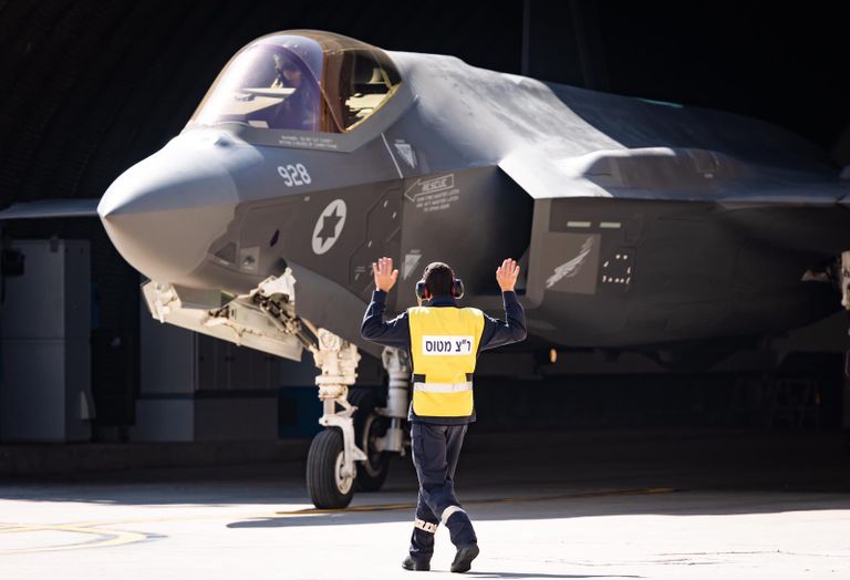 جانب من التمرين الإسرائيلي