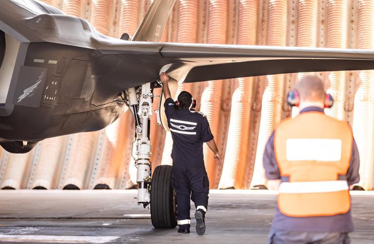 جانب من التمرين الإسرائيلي