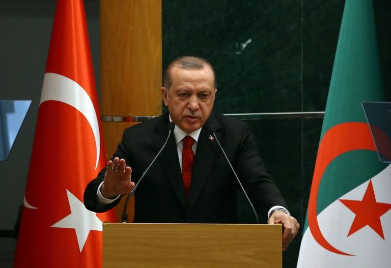 الرئيس التركي خلال زيارته للجزائر - أرشيفية