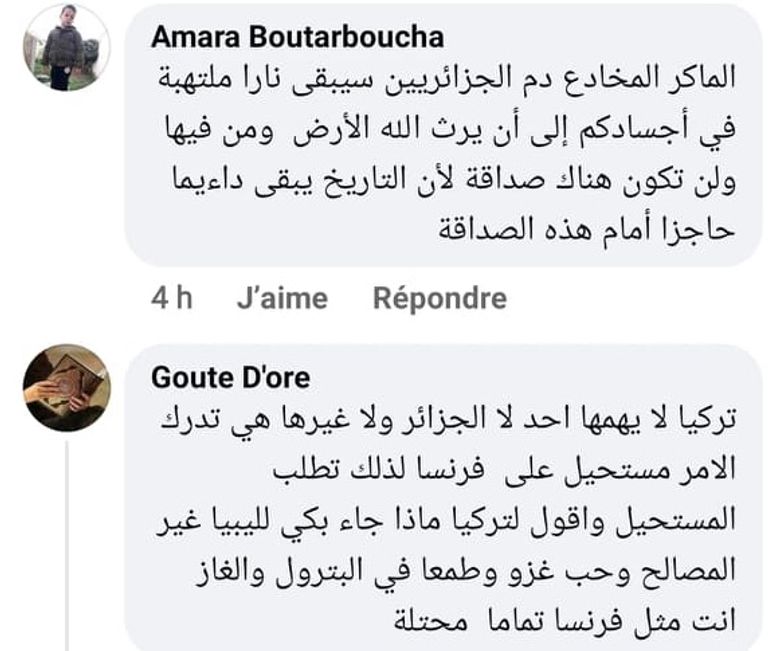 ردود أفعال مغردين جزائريين غاضبة على تصريحات أردوغان