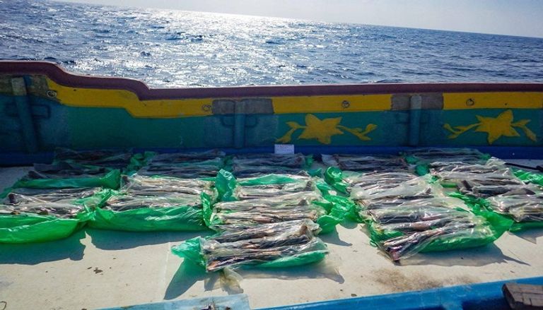 مركب تهريب الأسلحة الإيرانية طبقا لموقع البحرية الأمريكية