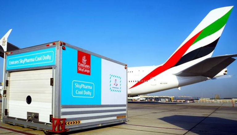 الإمارات للشحن الجوي تتعاون مع اليونيسيف لنقل لقاحات كورونا