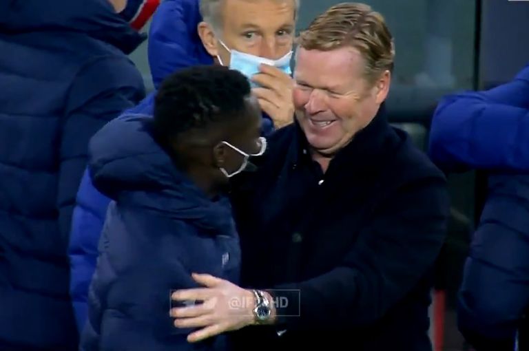 رونالد كومان بيتر جولاسي حارس لايبزيج ضد ليفربول