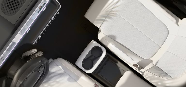 المقصورة الداخلية لسيارة سيارة هيونداي الكهربائية IONIQ 5 سيارة هيونداي الكهربائية IONIQ 5