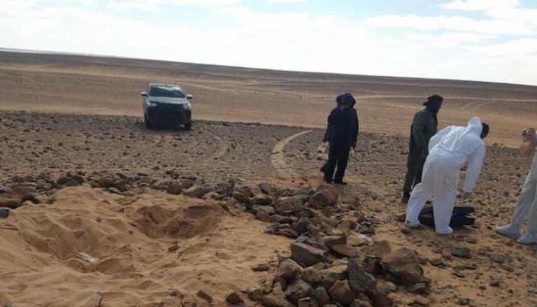 الجيش الليبي يعثر على مقبرة الجماعية جنوبي البلاد