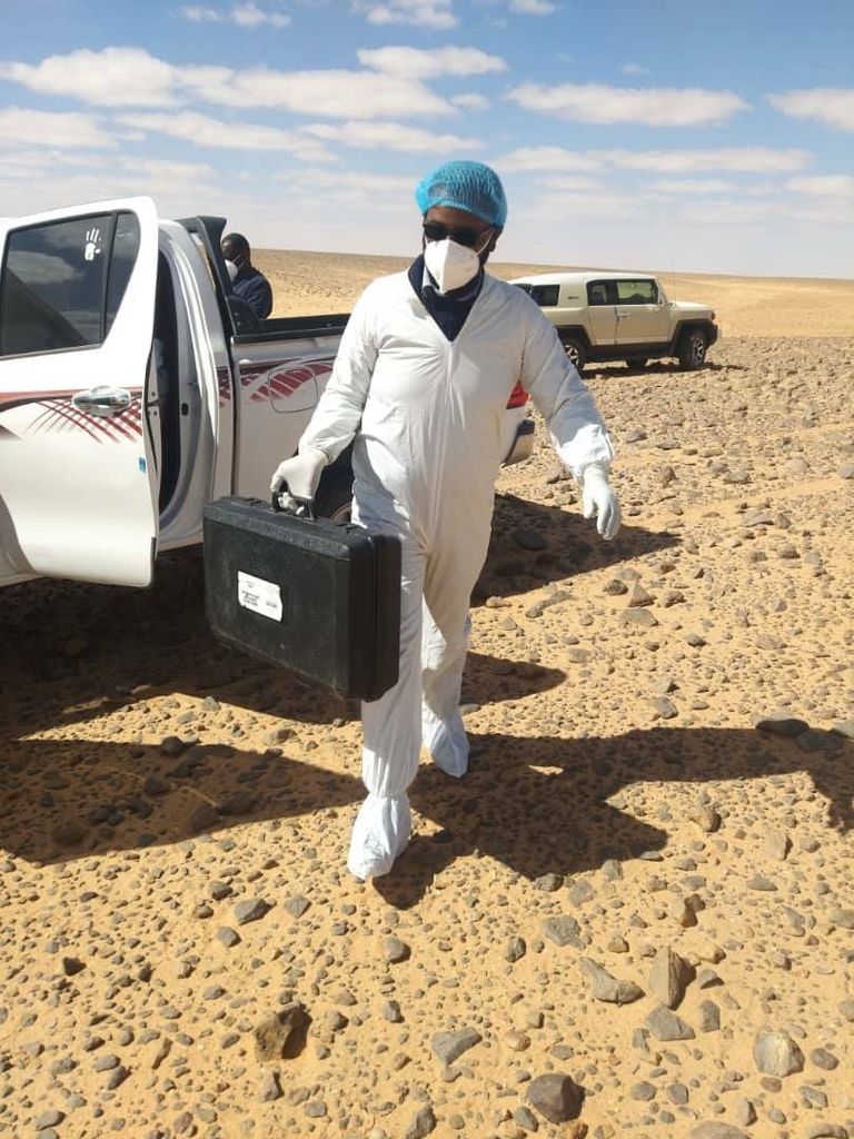 الجيش الليبي يعثر على المقبرة الجماعية جنوبي البلاد