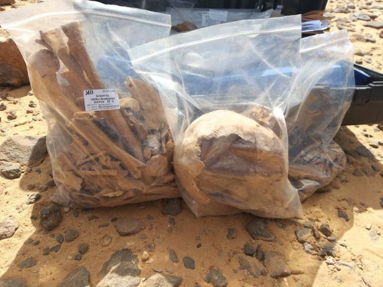 الجيش الليبي يعثر على المقبرة الجماعية جنوبي البلاد