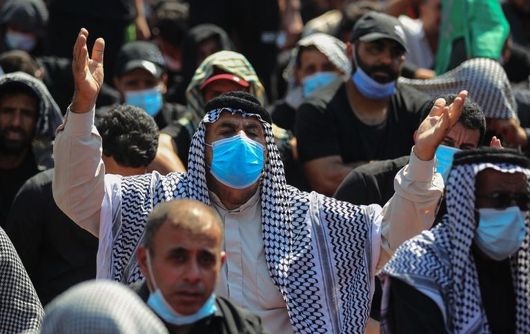 بغداد في أول أيام الحظر بعد ظهور السلالة المتحورة من كورونا