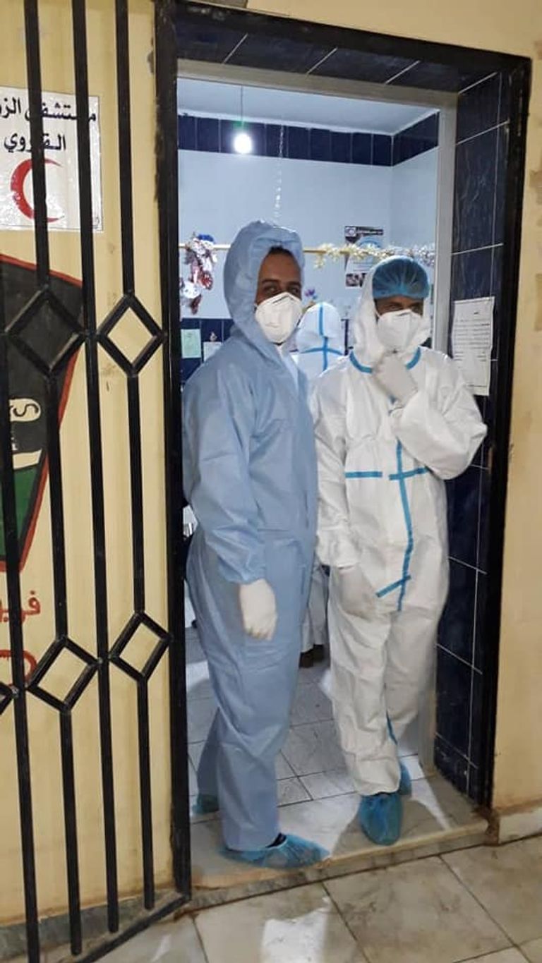 مركز العزل الصحي ببراك الشاطئ