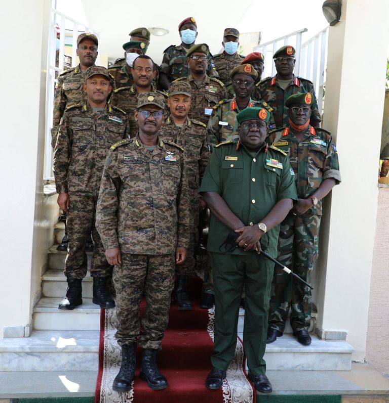 رئيسا أركان الجيش الإثيوبي وجنوب السودان
