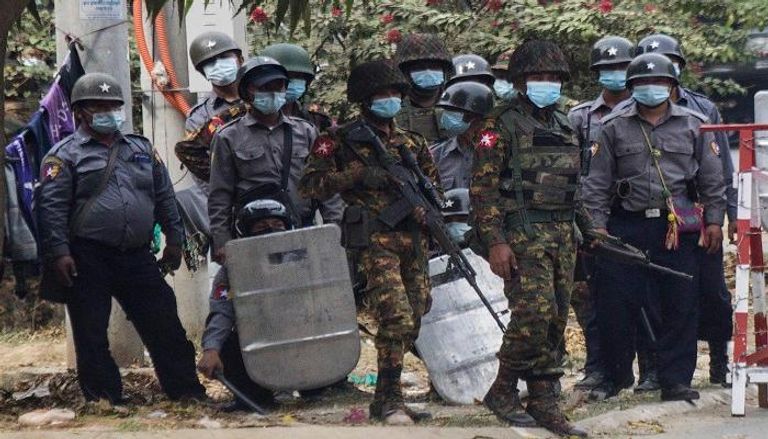 قوات الأمن في ميانمار