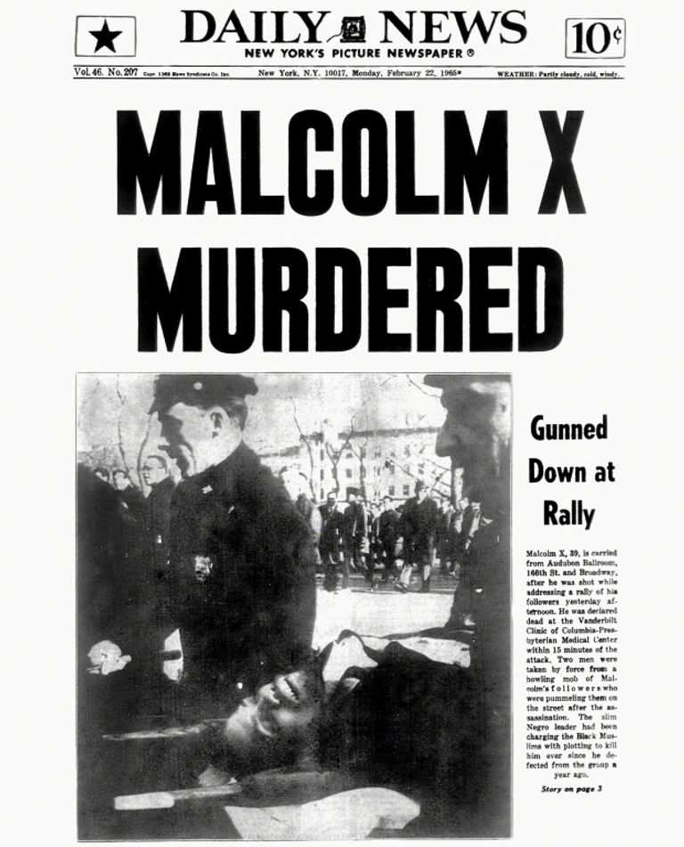 أيقونة الحقوق المدنية الأمريكية مالكوم إكس