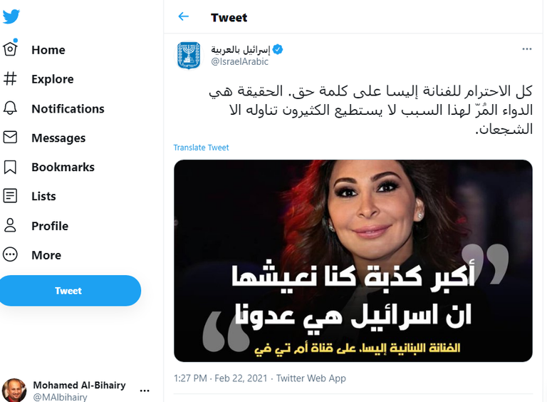إليسا وجدت نفسها وسط معركة حامية على تويتر