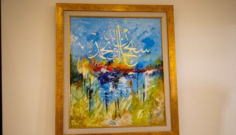 جانب من معرض الفنانة التشكيلية حنان محمد 