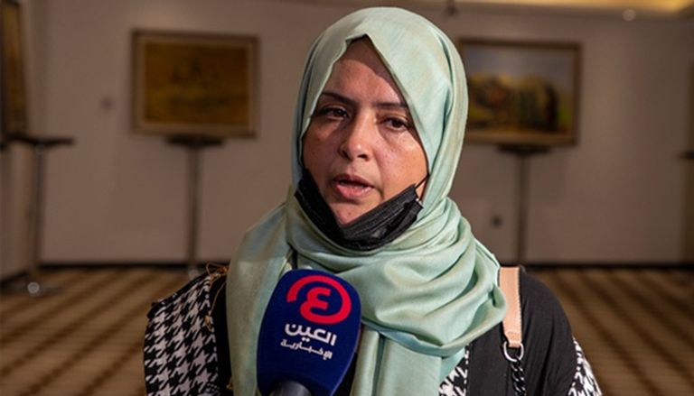 جانب من معرض الفنانة التشكيلية حنان محمد 