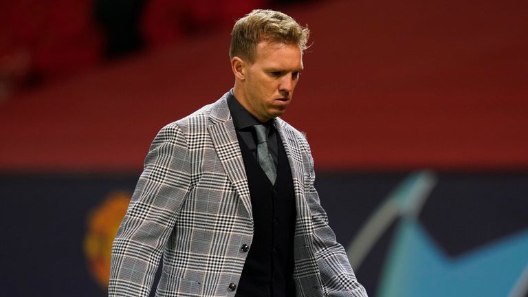 جوليان ناجيلسمان مدرب لايبزيج الألماني جوزيه مورينيو