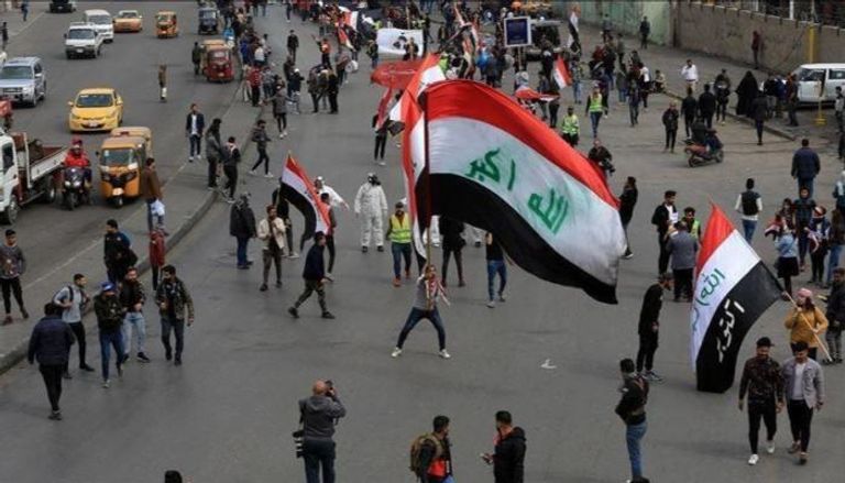 تظاهرة سابقة في محافظة البصرة